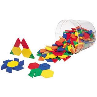 Pattern Blocks - 250 Pieces - louisekool