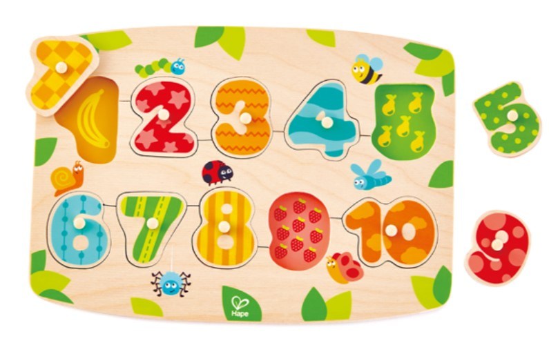 Peg Puzzle - Alphabet & Number - louisekool