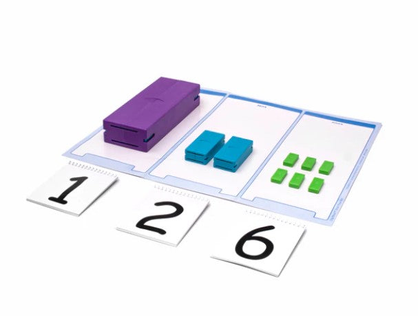 Place Value Mat w/ Digit Cards - Set of 6 - louisekool