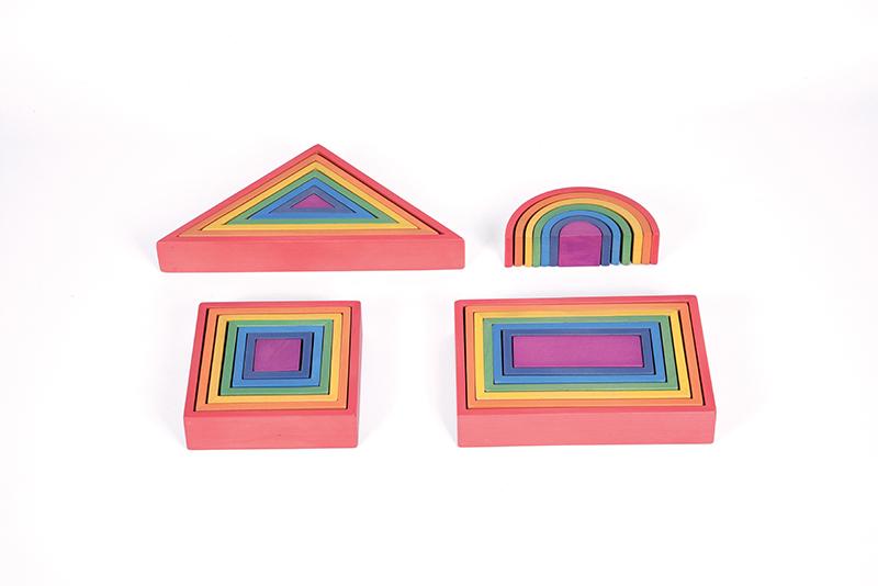 Rainbow Architect Set - Set of 28 - louisekool