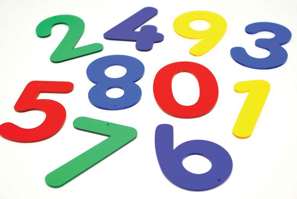 Rainbow Numbers - Set of 12 - louisekool