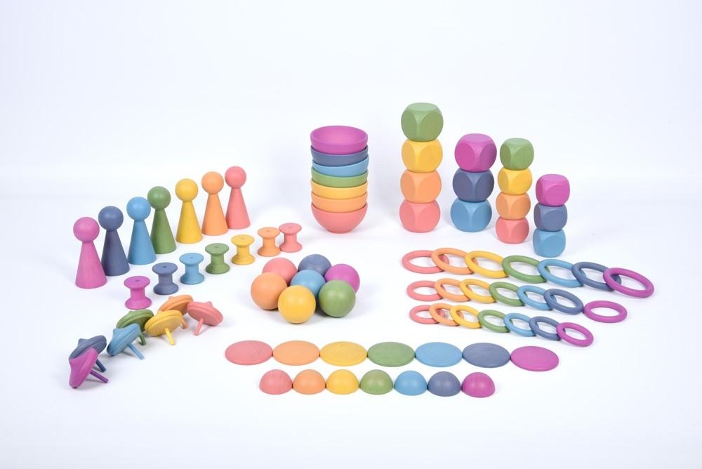 Rainbow Wooden Super Set - louisekool