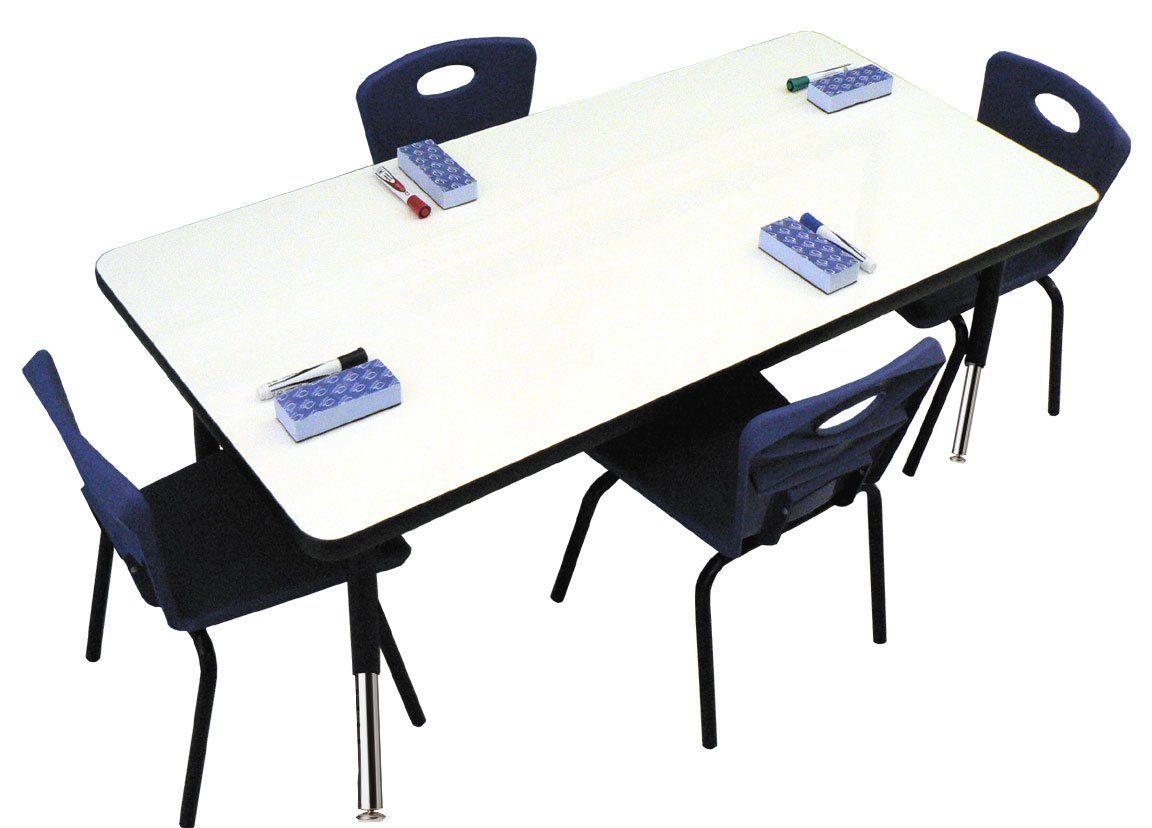Dry Erase Table - Rectangle - louisekool
