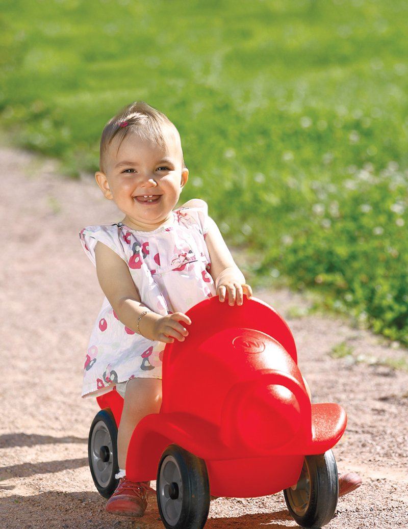 Red Sit-up Push Scooter - louisekool