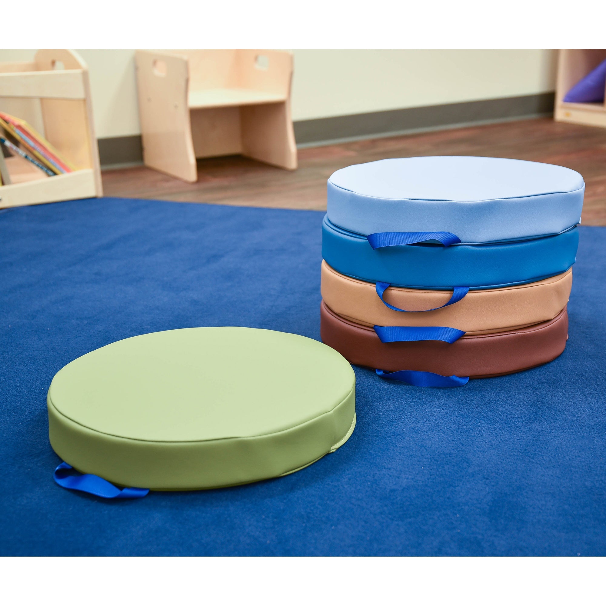 Round Seating Cushions - Set of 5 - louisekool