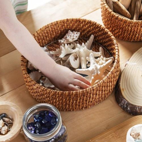 Sense of Place Circle Mirror Tray - Set of 3 - louisekool