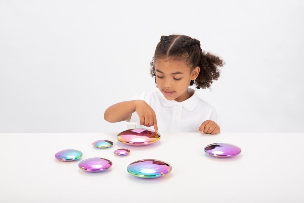 Sensory Reflective Colour Burst Buttons - Set of 7 - louisekool