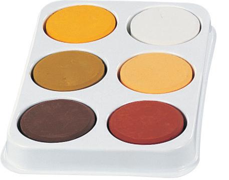 Skin Colours Tempera in Tray - louisekool