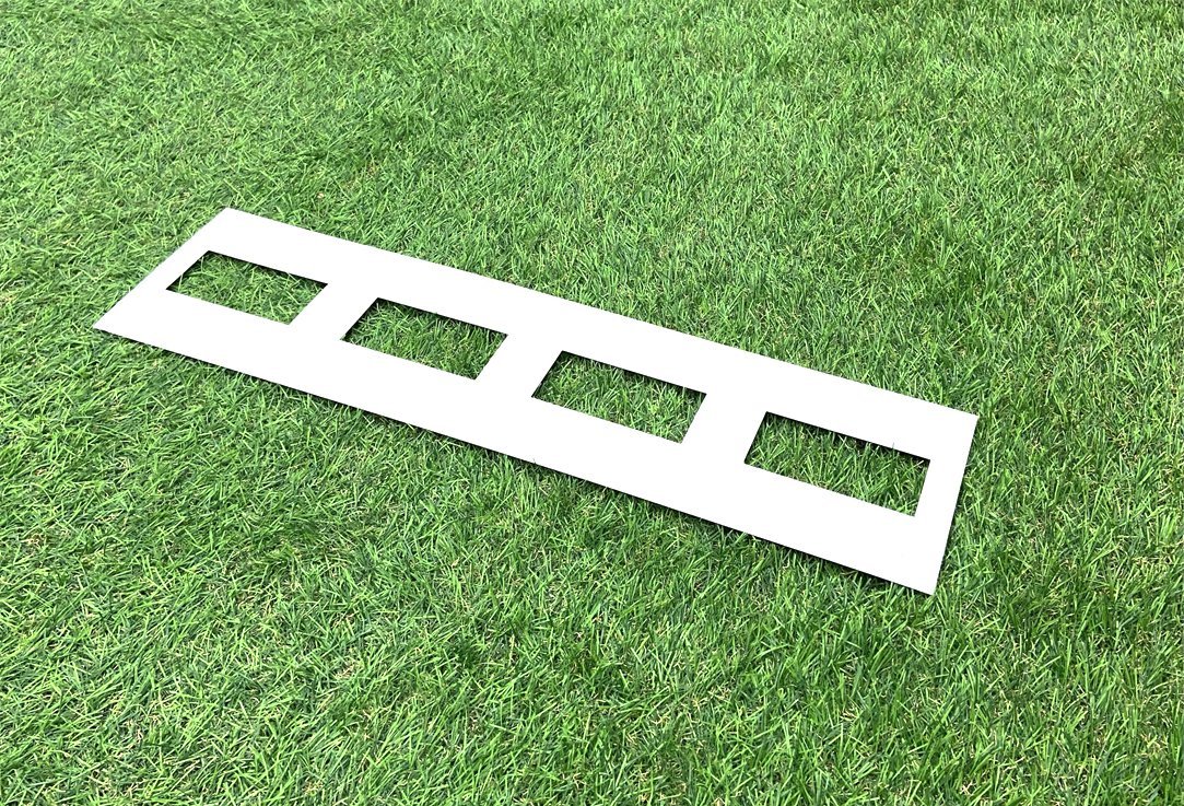 Social Distancing Stencils -- Dash line - louisekool