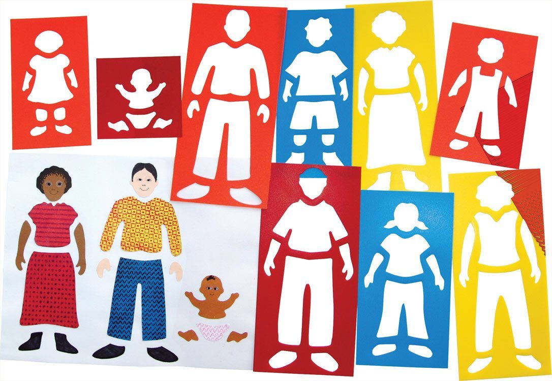 Stencils - Family Portrait - louisekool