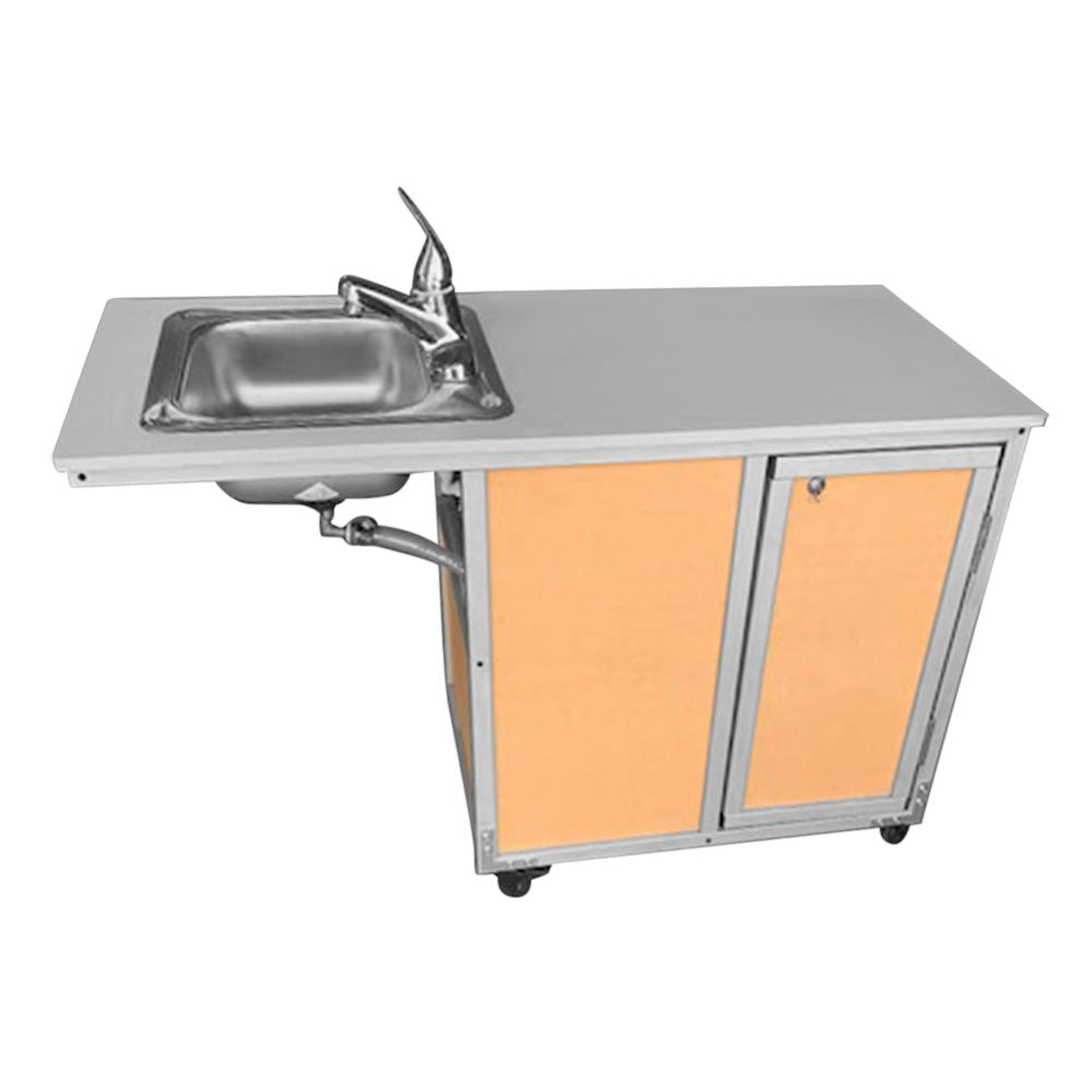 Toddler ADA Stainless Steel Portable Sink -Maple (accommodate wheelchair ) - louisekool