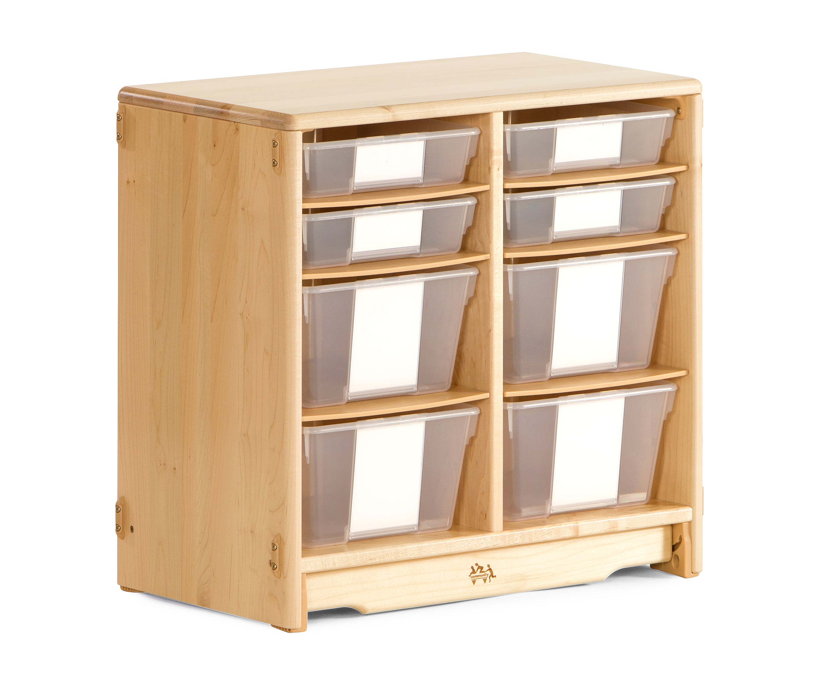 Tote Shelf 2' x 24" with Totes or Baskets by Community Playthings - louisekool