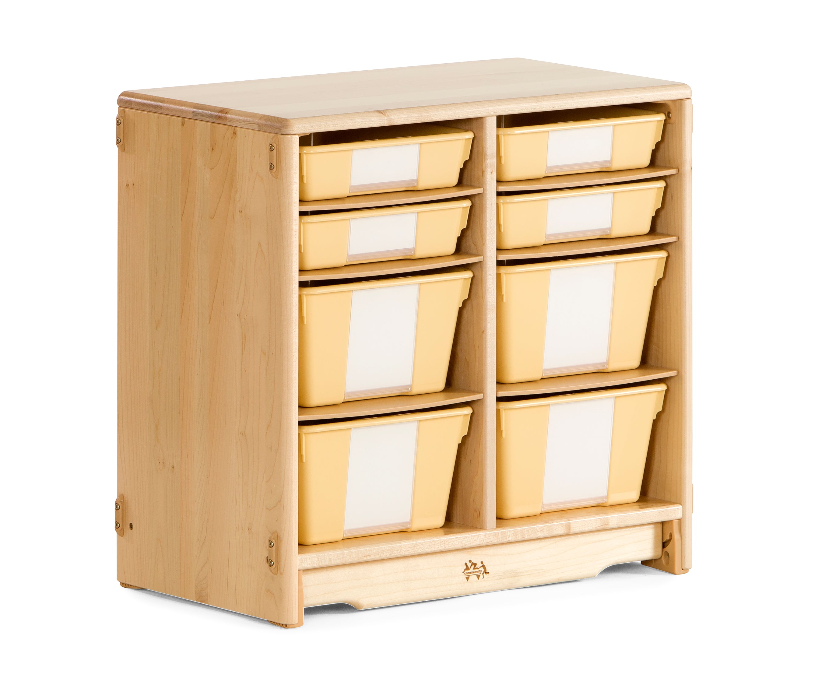 Tote Shelf 2' x 24" with Totes or Baskets by Community Playthings - louisekool