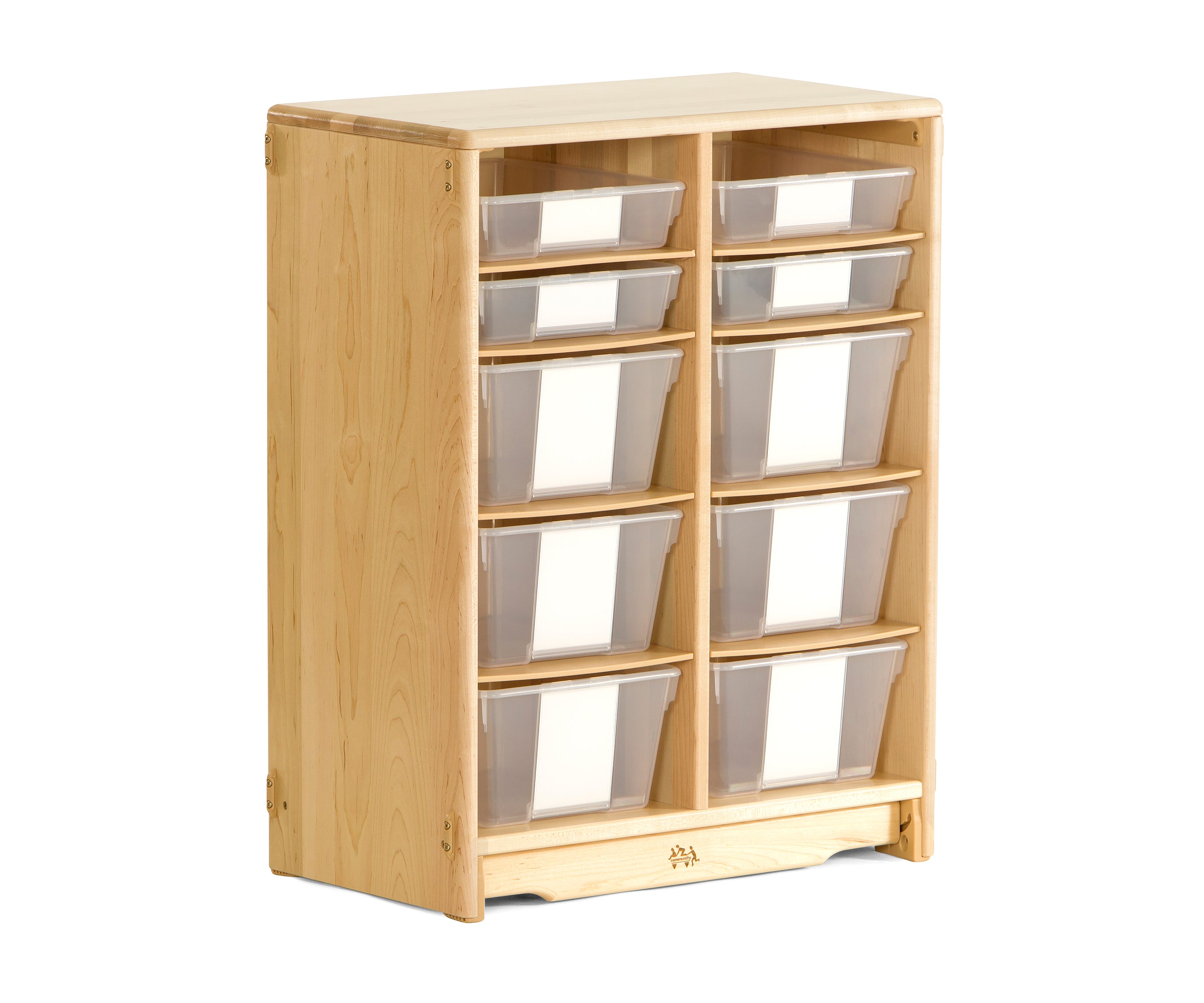 Tote Shelf 2' x 32" with Totes or Baskets by Community Playthings - louisekool