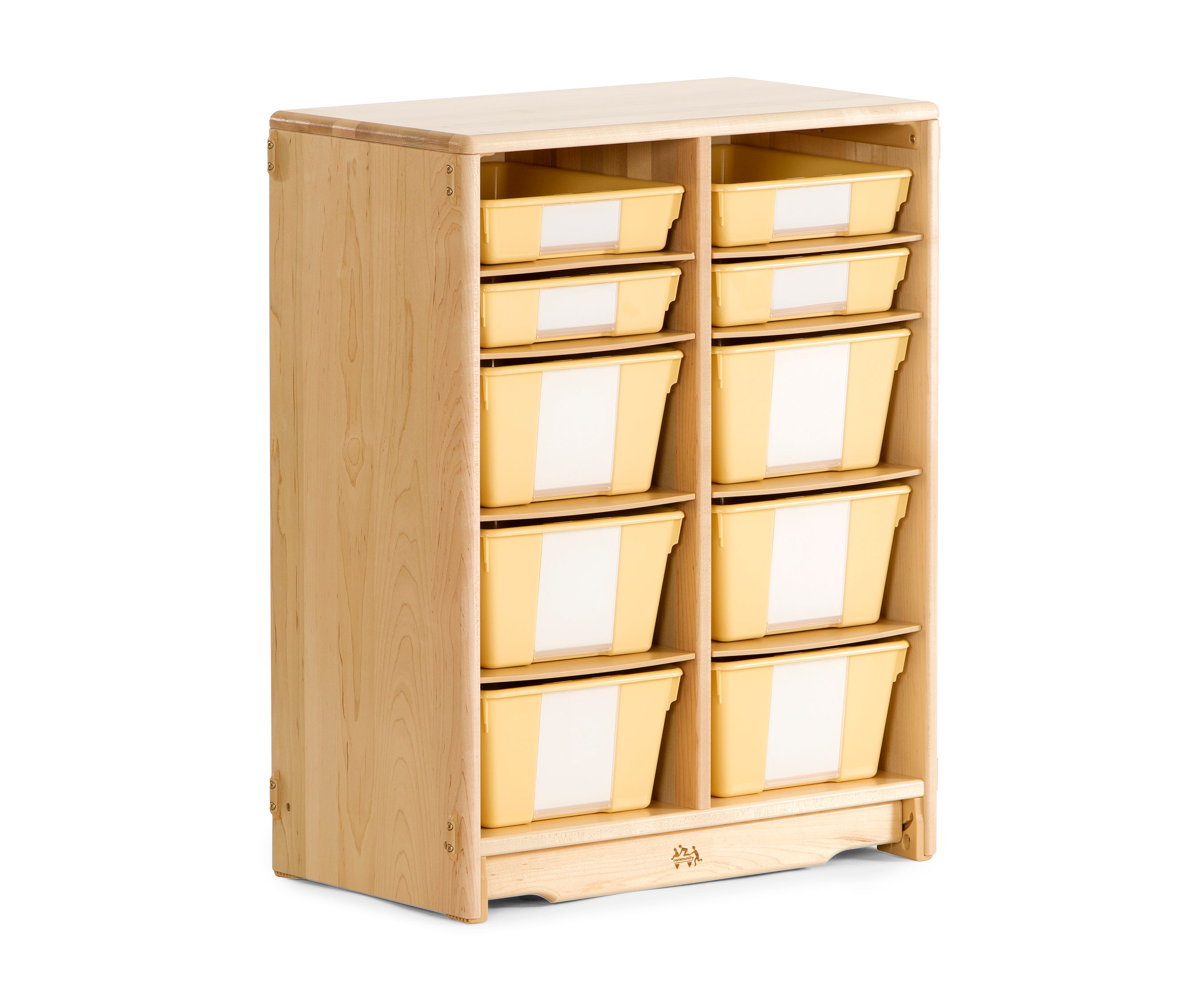 Tote Shelf 2' x 32" with Totes or Baskets by Community Playthings - louisekool