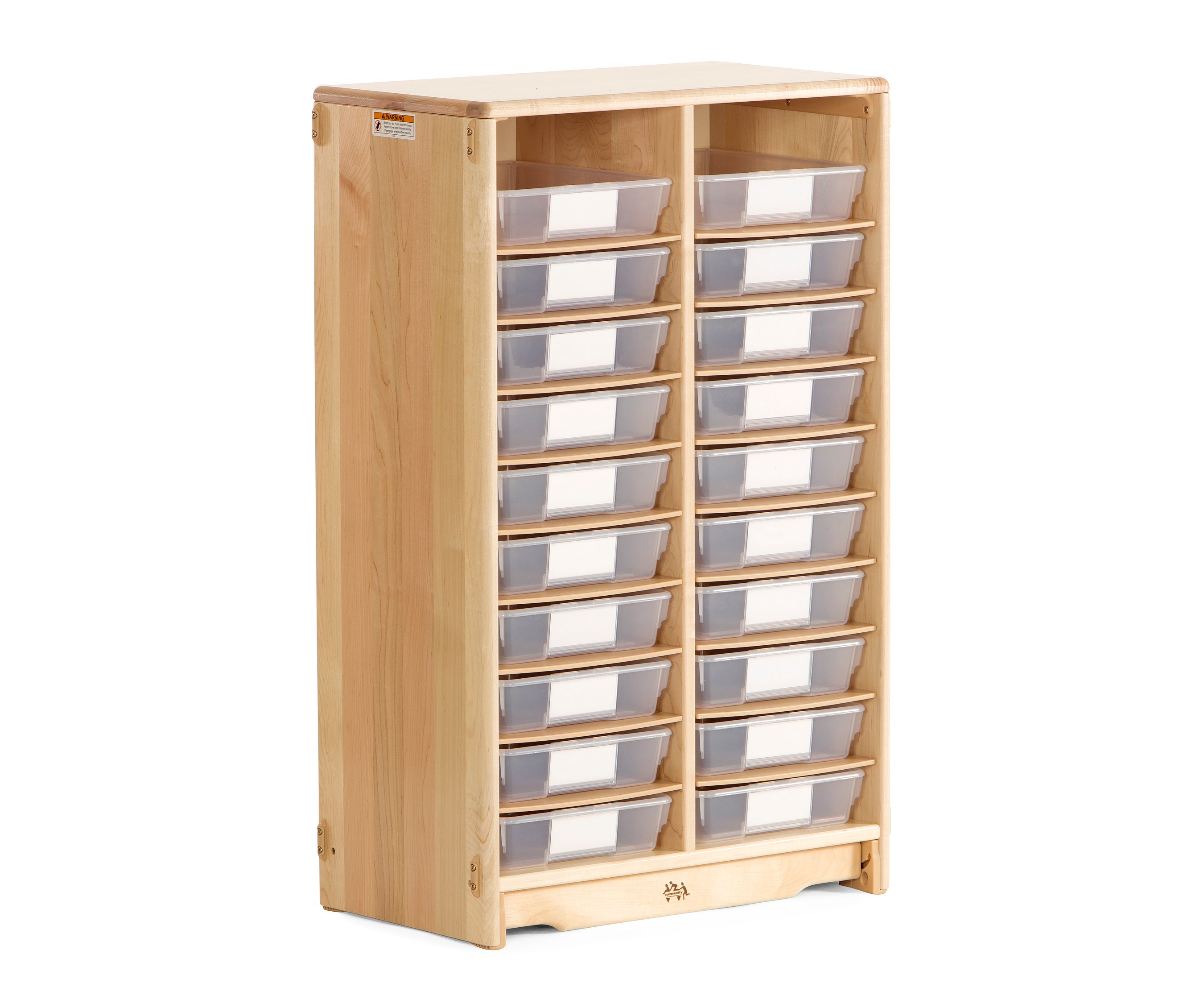 Tote Shelf 2' x 40" with Totes or Baskets by Community Playthings - louisekool