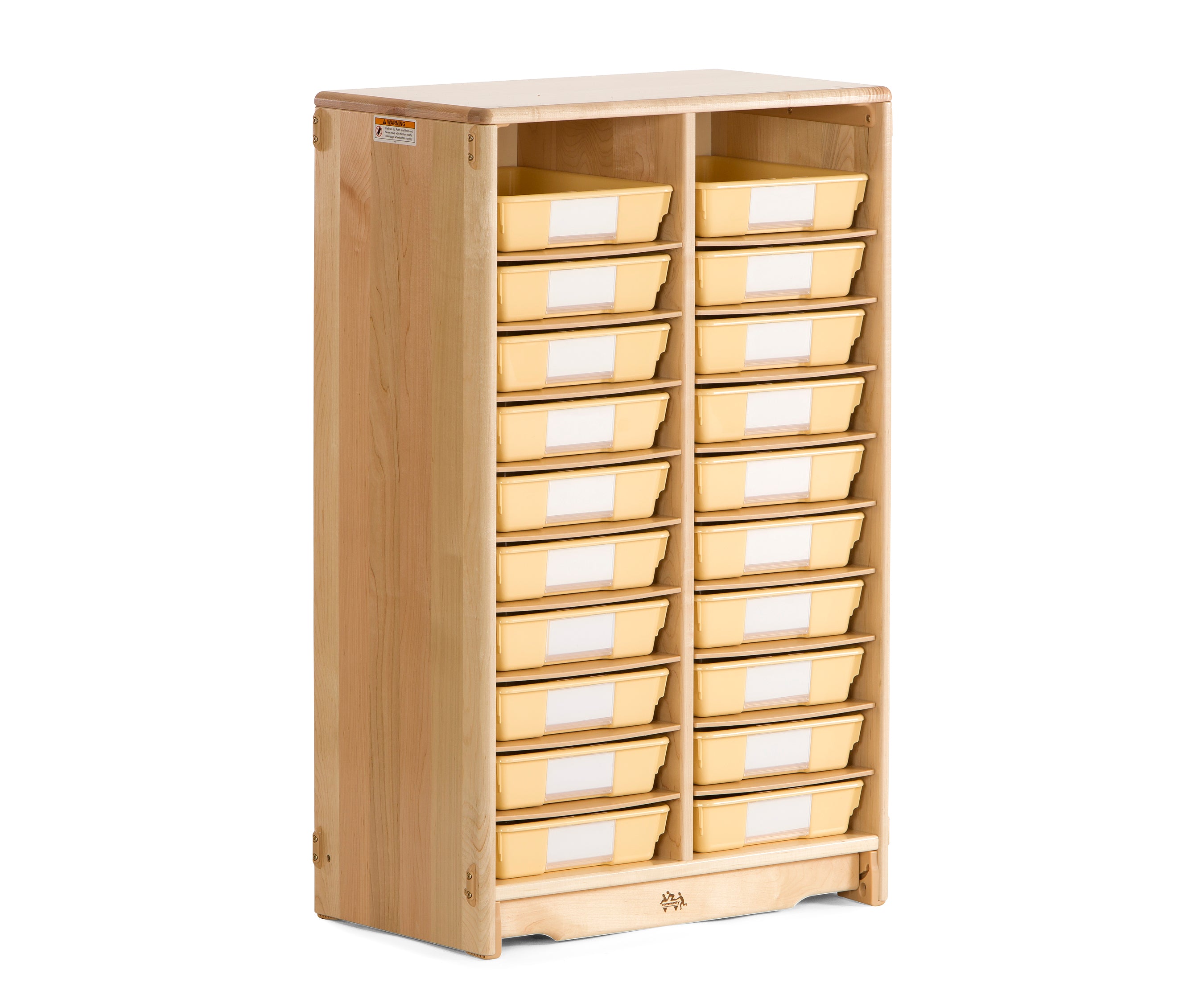 Tote Shelf 2' x 40" with Totes or Baskets by Community Playthings - louisekool