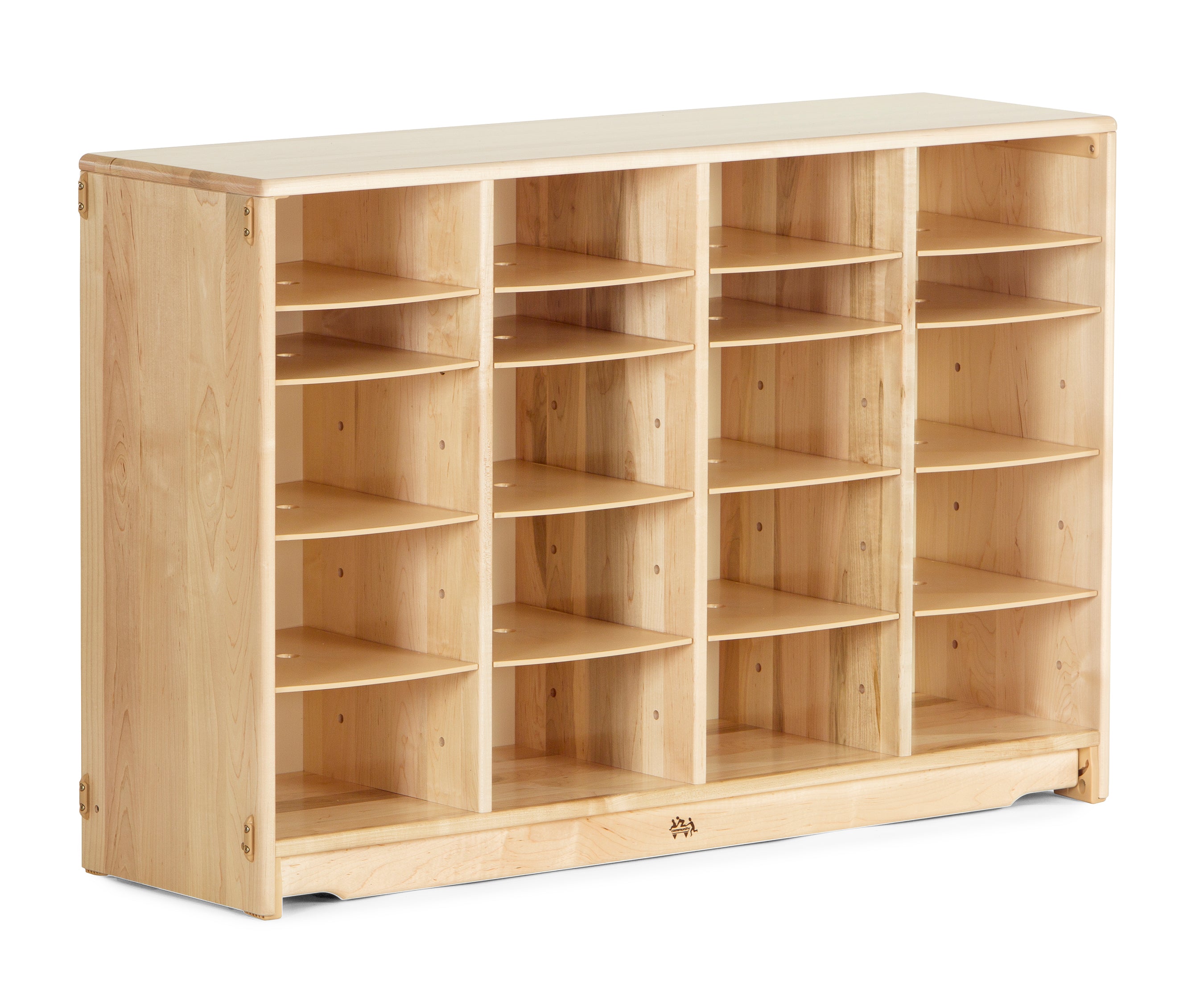 Tote Shelf 4' x 32" without Totes or Baskets by Community Playthings - louisekool