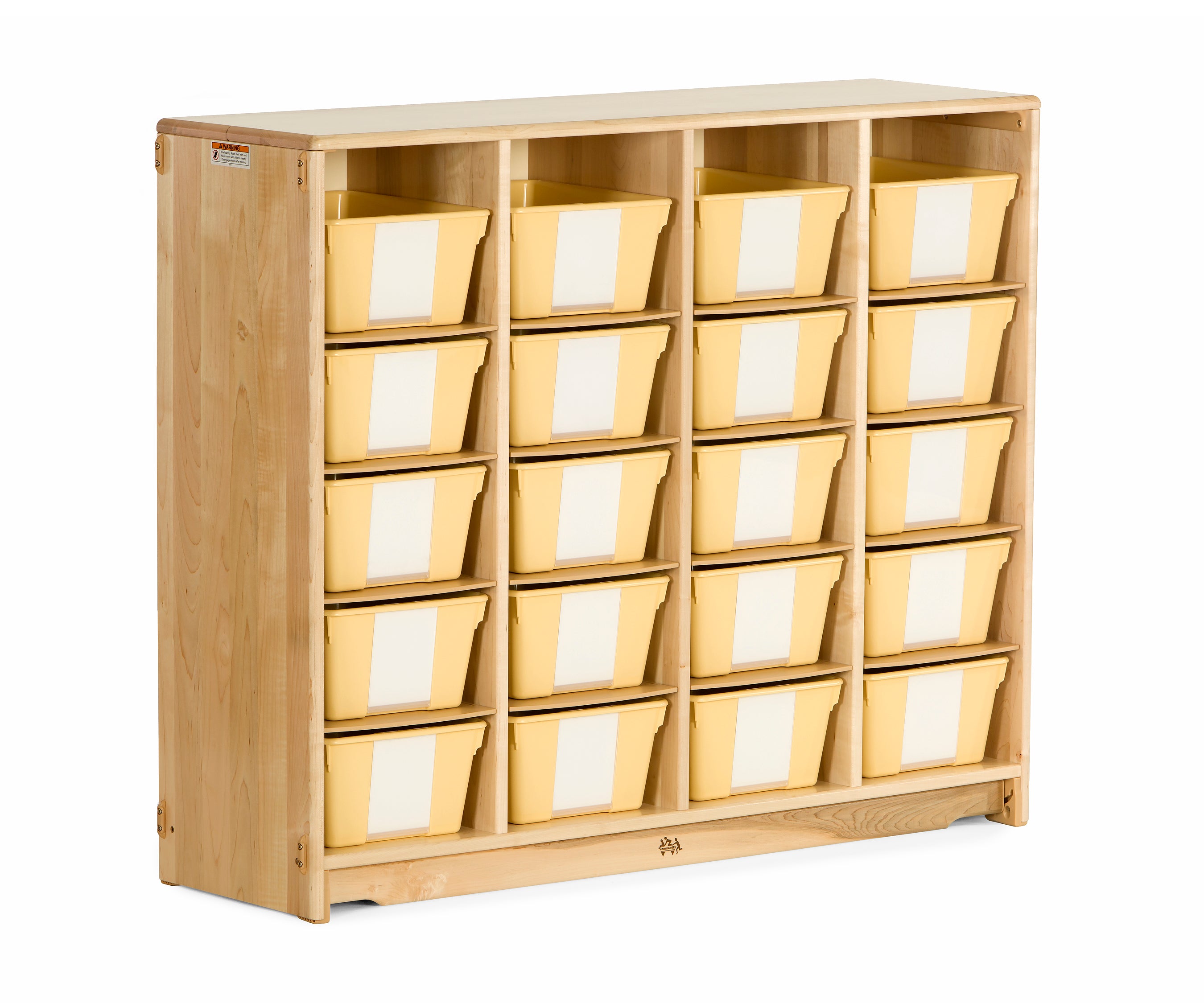Tote Shelf 4' x 40" with Totes or Baskets by Community Playthings - louisekool