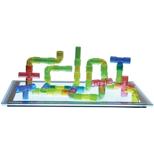 Translucent Pipe Builders - 80 Pieces - louisekool