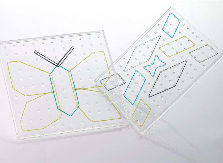 Transparent Geoboards - louisekool