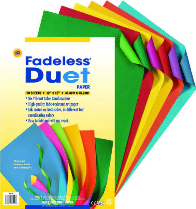 Two-Toned Fadeless Duet Paper - louisekool