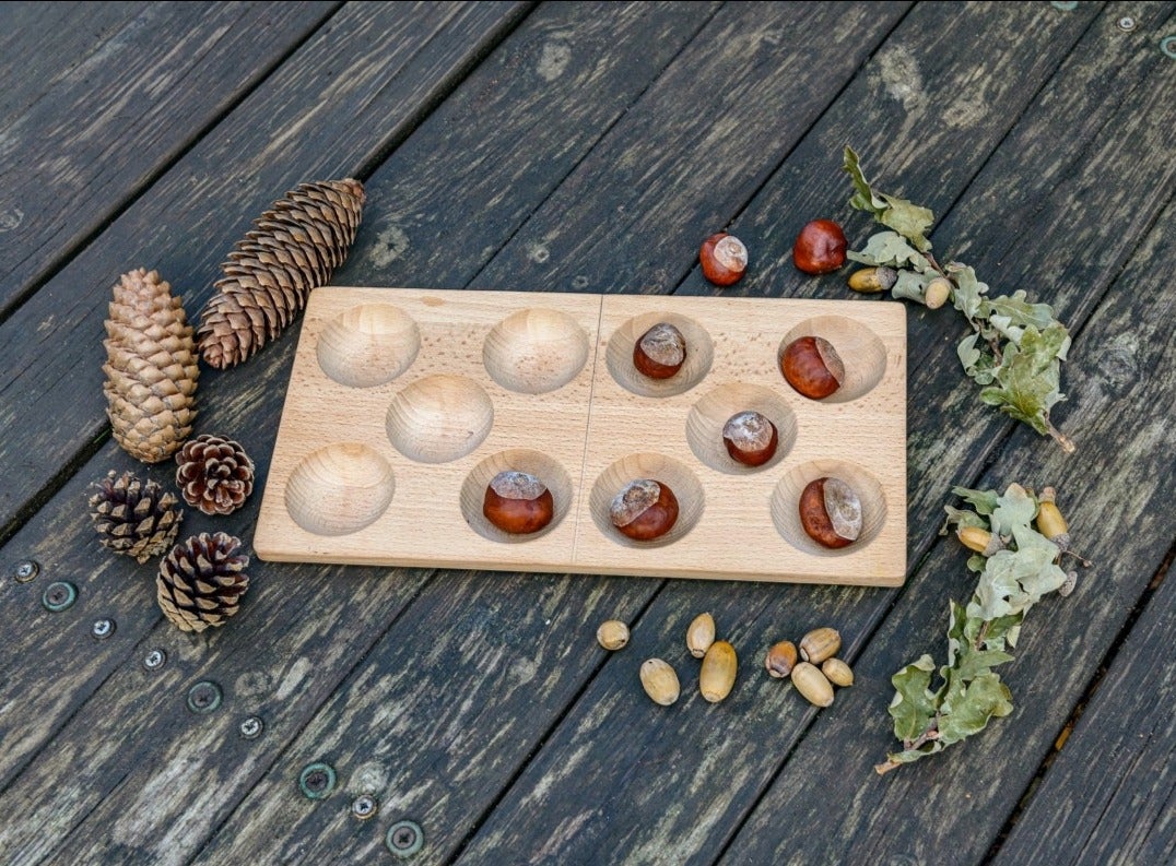 Wooden Domino 10-Frame Tray  - louisekool