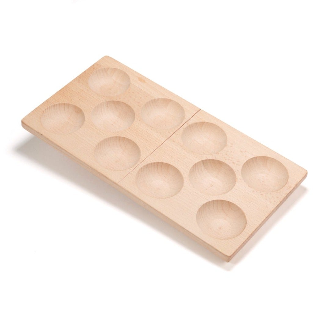 Wooden Domino 10-Frame Tray  - louisekool