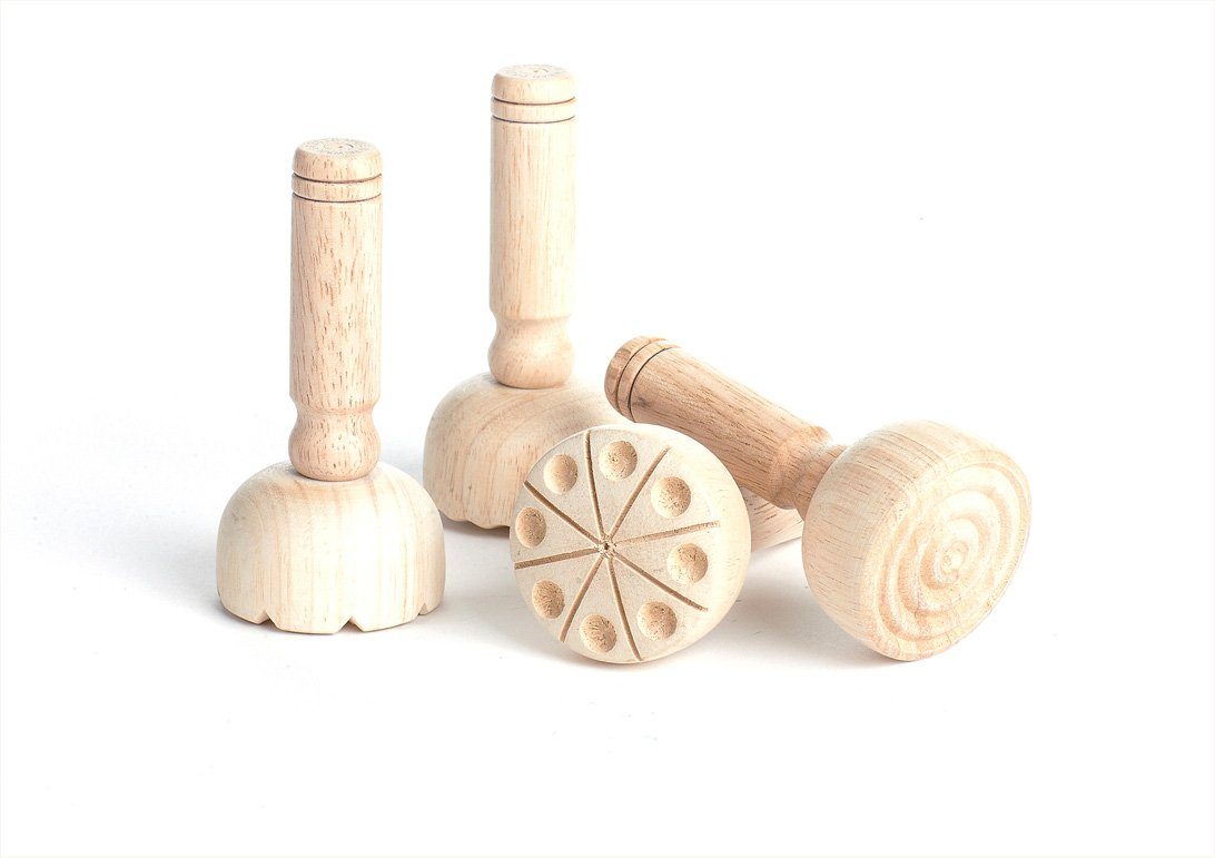 Wooden Dough Stampers - louisekool
