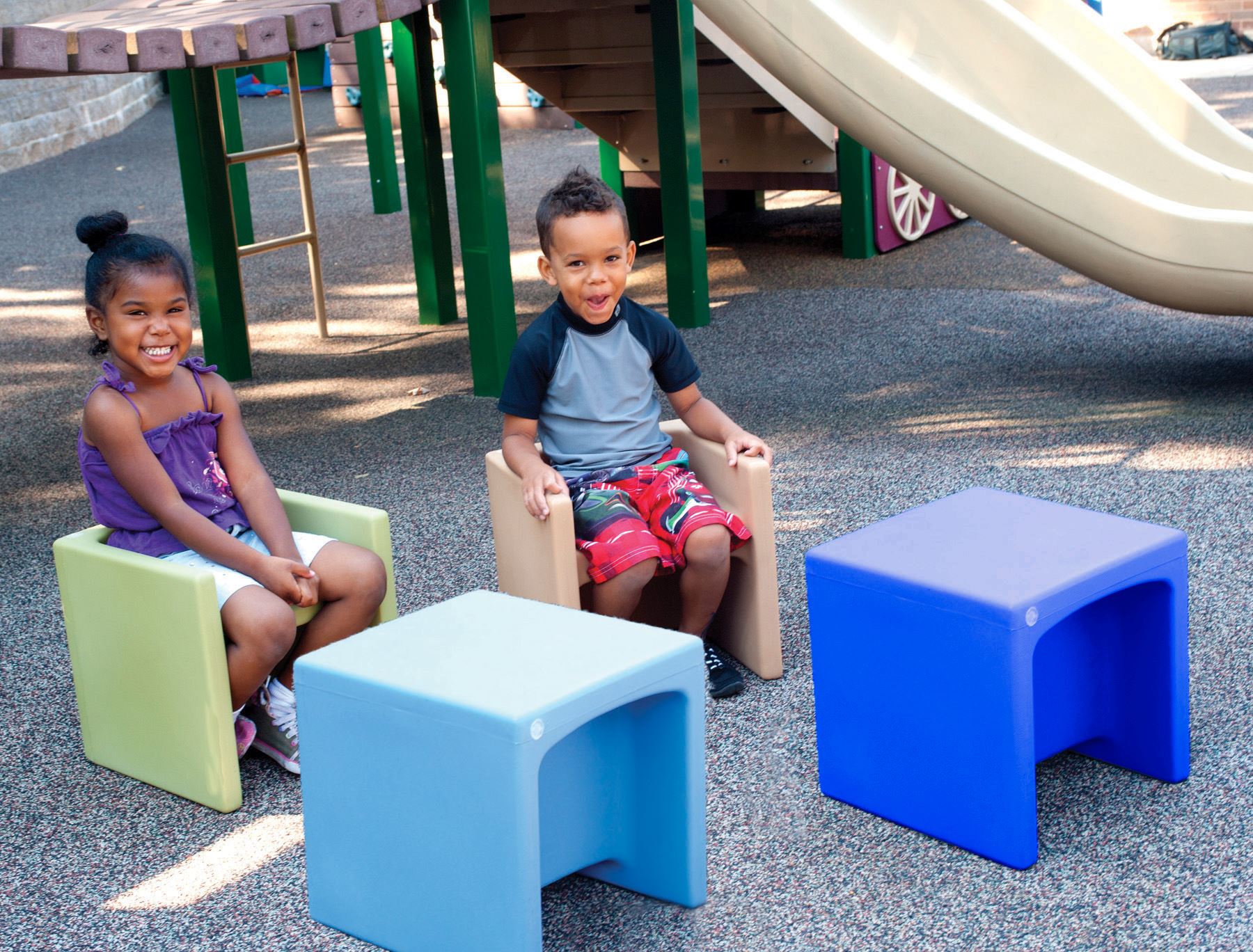 Woodland Cube Chairs - Set of 4 - louisekool