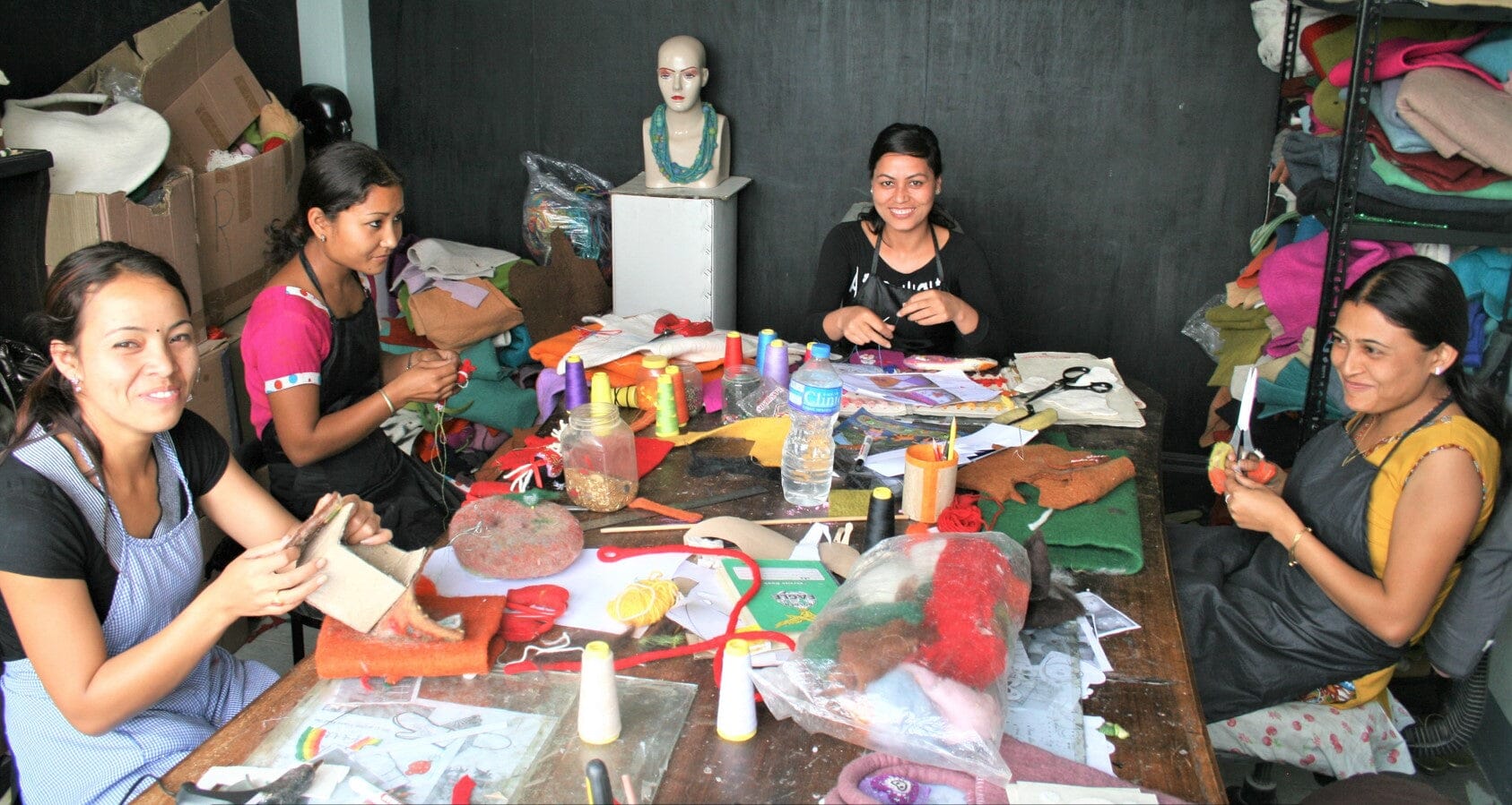 Nepalese Felt Makers craft delightful and resilient play resources