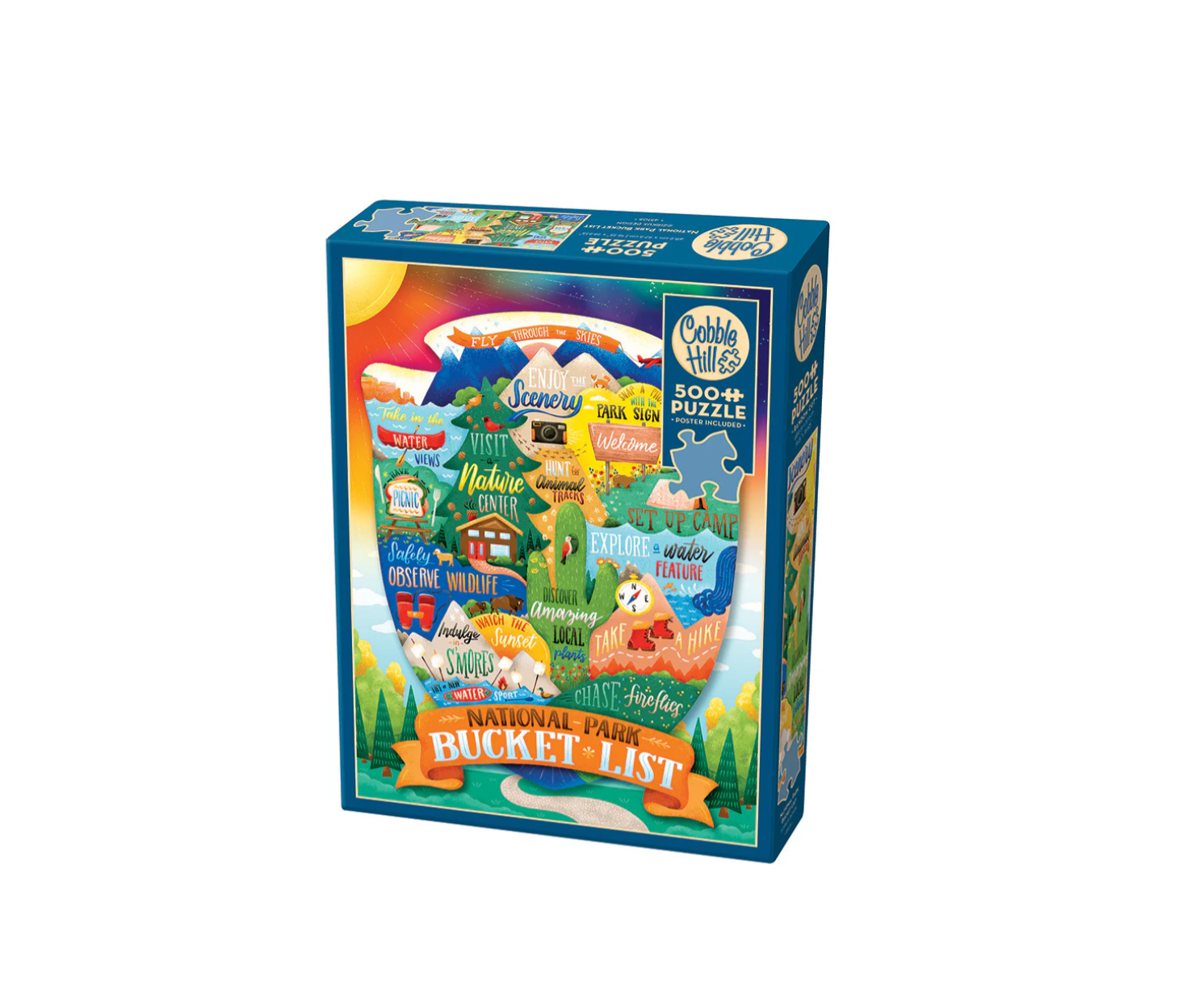 National Park Bucket List Puzzle, 500 Pieces