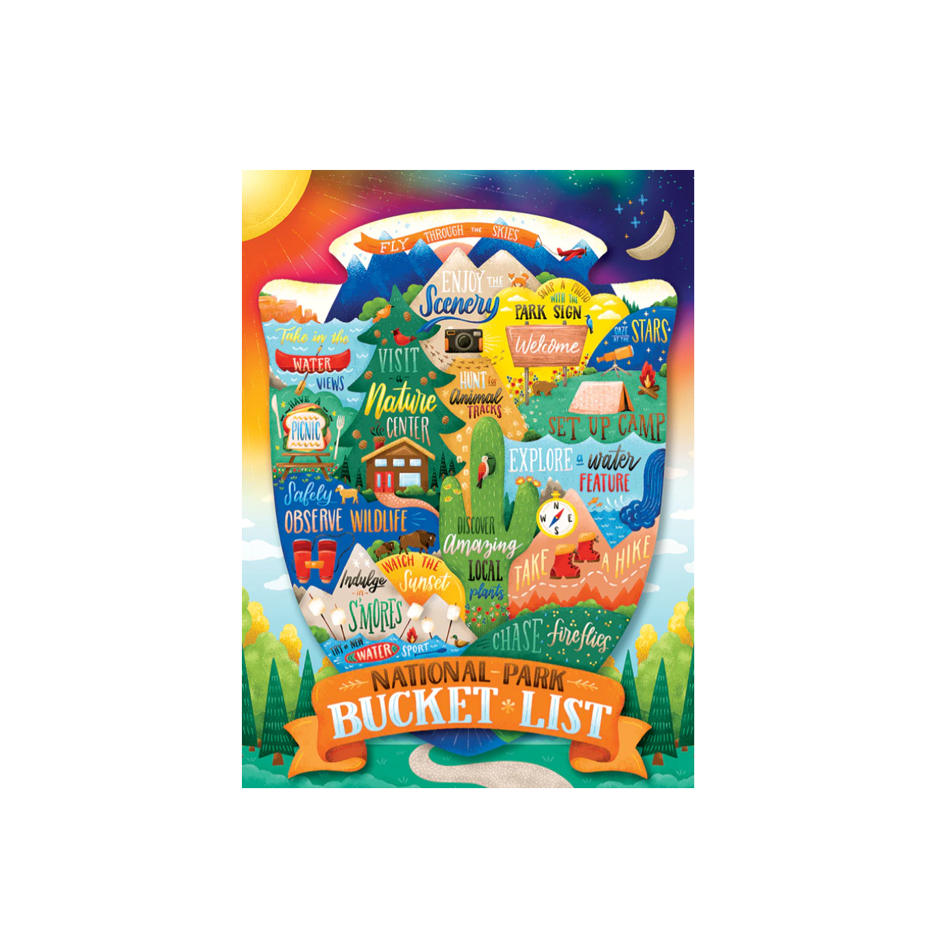 National Park Bucket List Puzzle, 500 Pieces