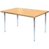 Adjustable Tables - 4 Seat Rectangle (24" x 48") - louisekool