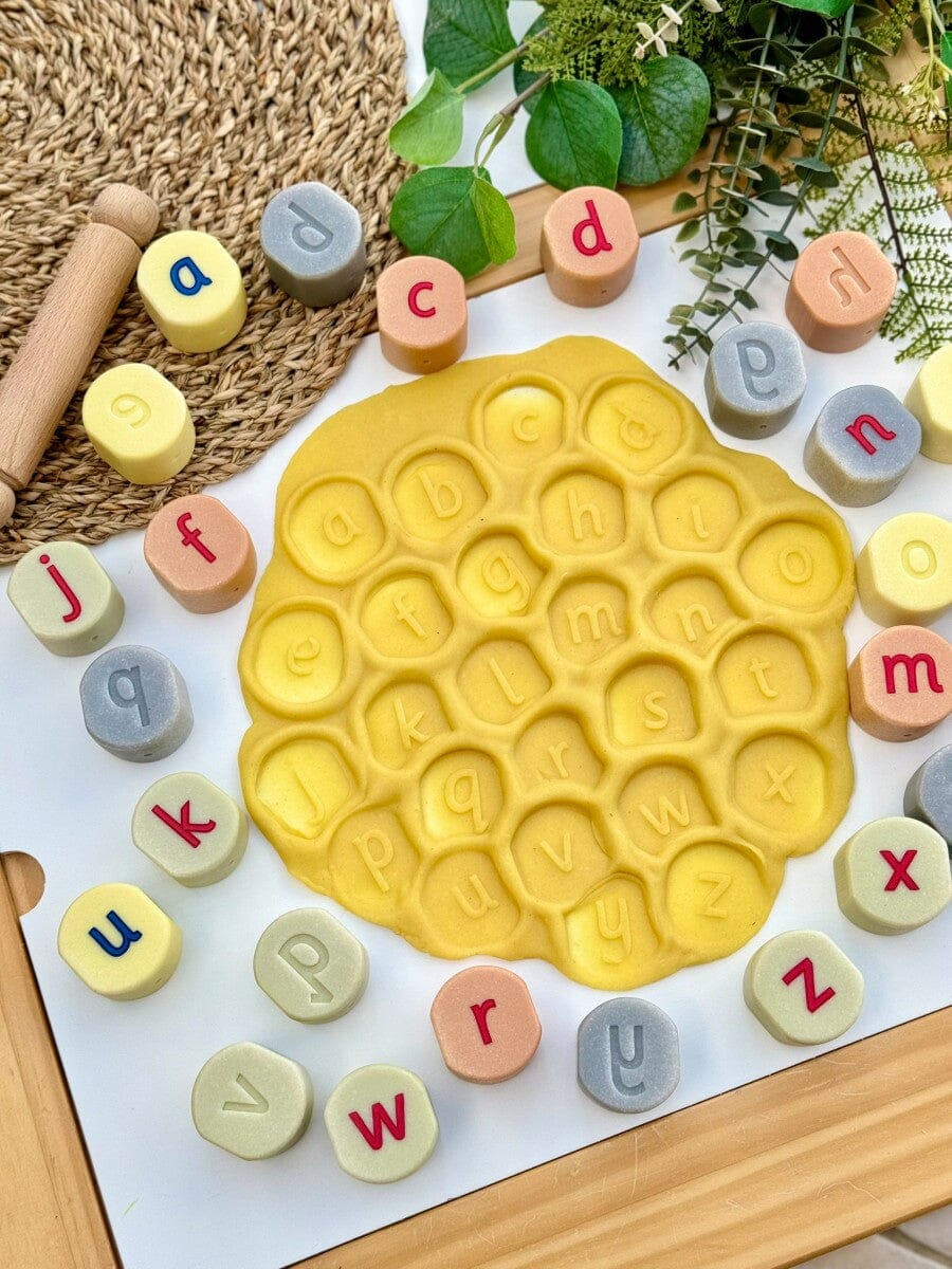 Alphabet Stamping Stones - Set of 26 - louisekool