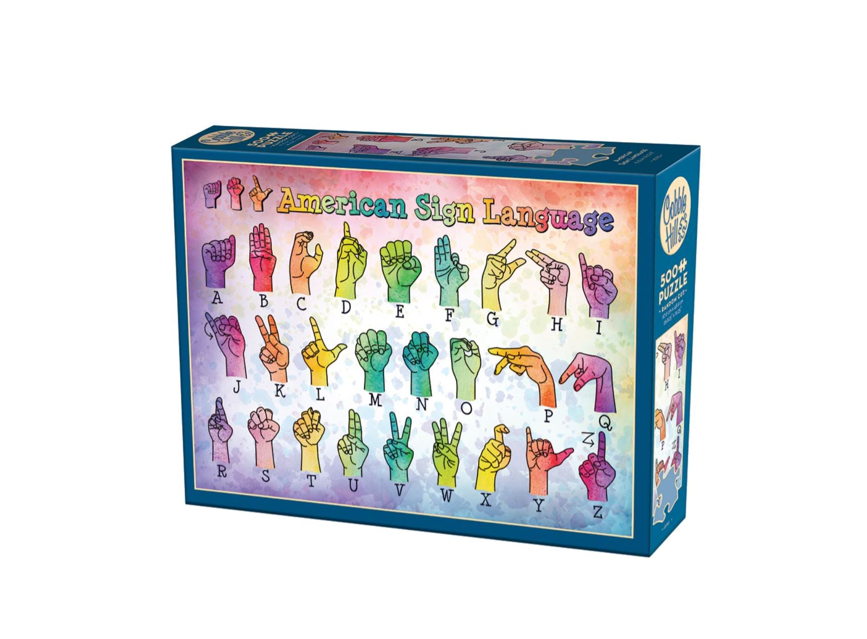American Sign Language Puzzle, 500 Pieces Puzzles Louise Kool & Galt for child care day care primary classrooms