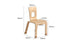 AS IS Bentwood Chair 12" Furnishings Louise Kool & Galt for child care day care primary classrooms