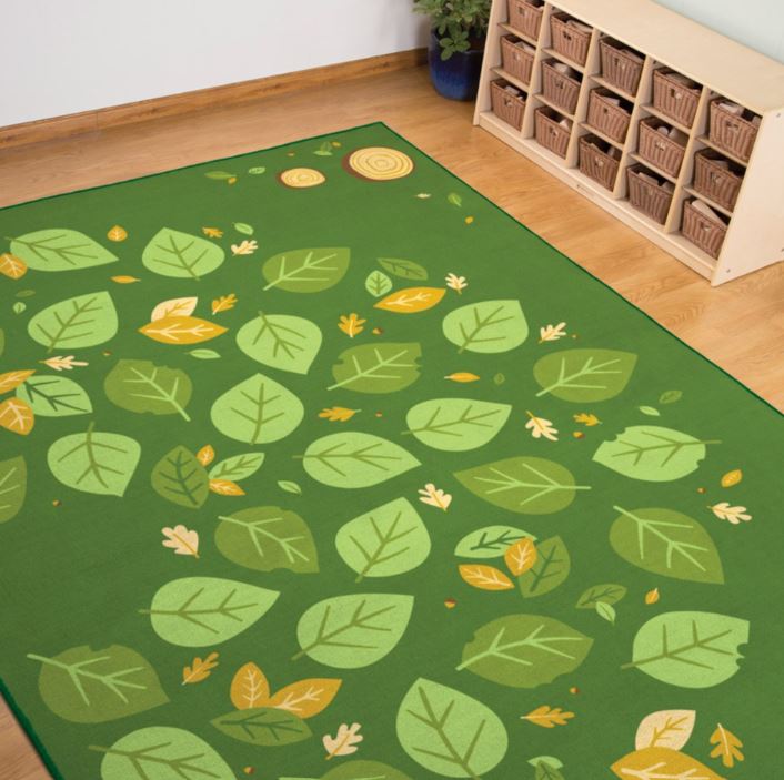 AS IS - Falling Leaves Rug 6'x9' - louisekool