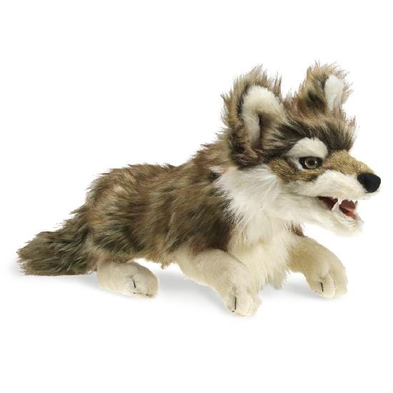 AS IS Gray Wolf Puppet Toys Louise Kool & Galt for child care day care primary classrooms