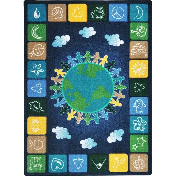 AS IS - One World Rug 5'4" x 7'8" - louisekool