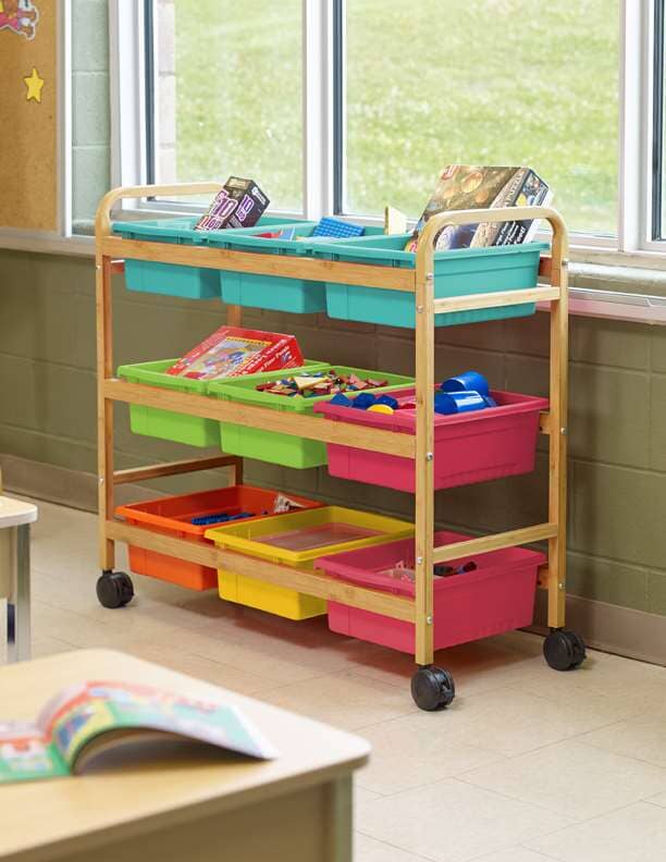 Bamboo Book Browser Furnishings Copernicus for child care day care primary classrooms