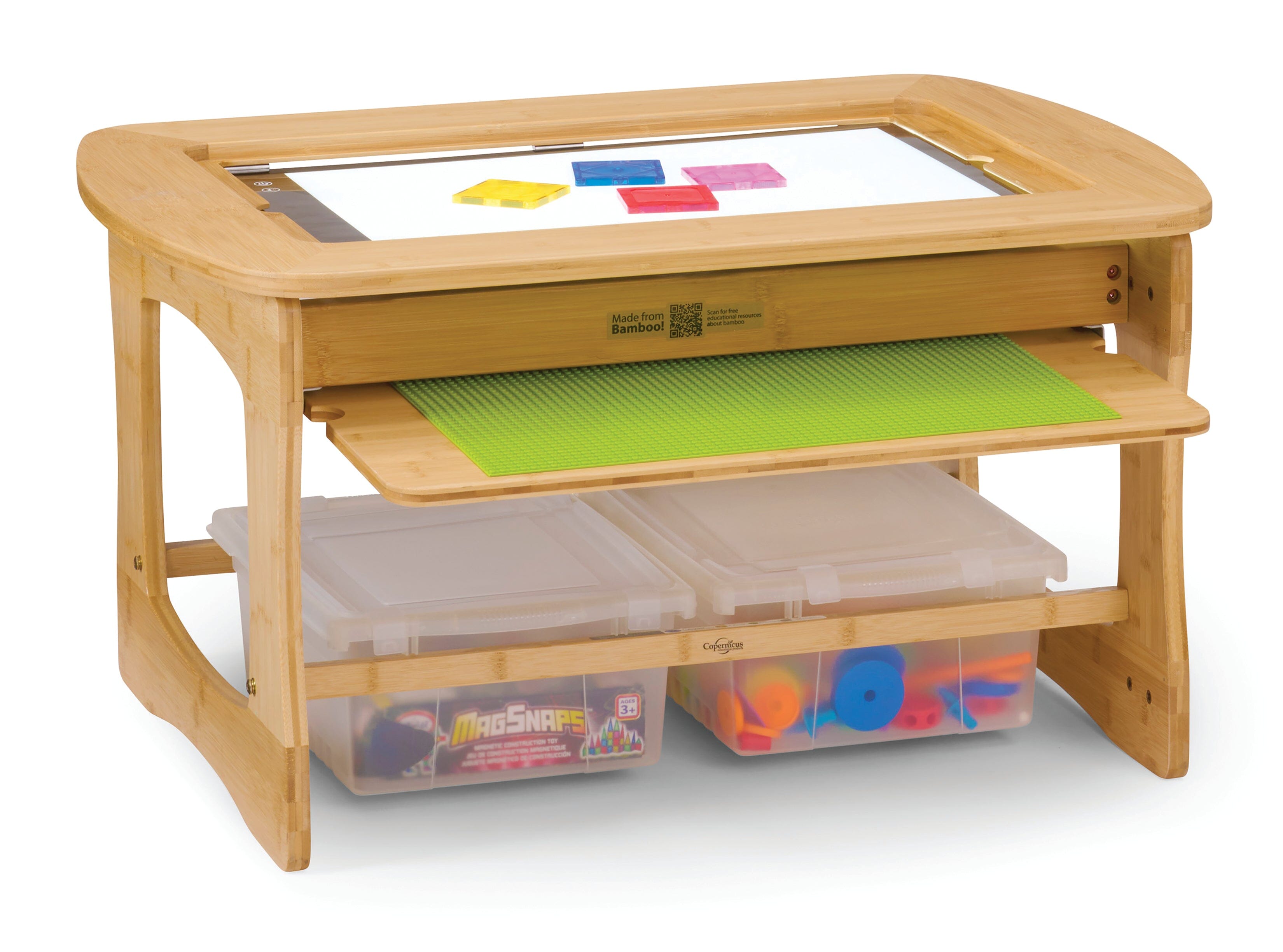 Bamboo Sensory Light Table – Assembled - louisekool