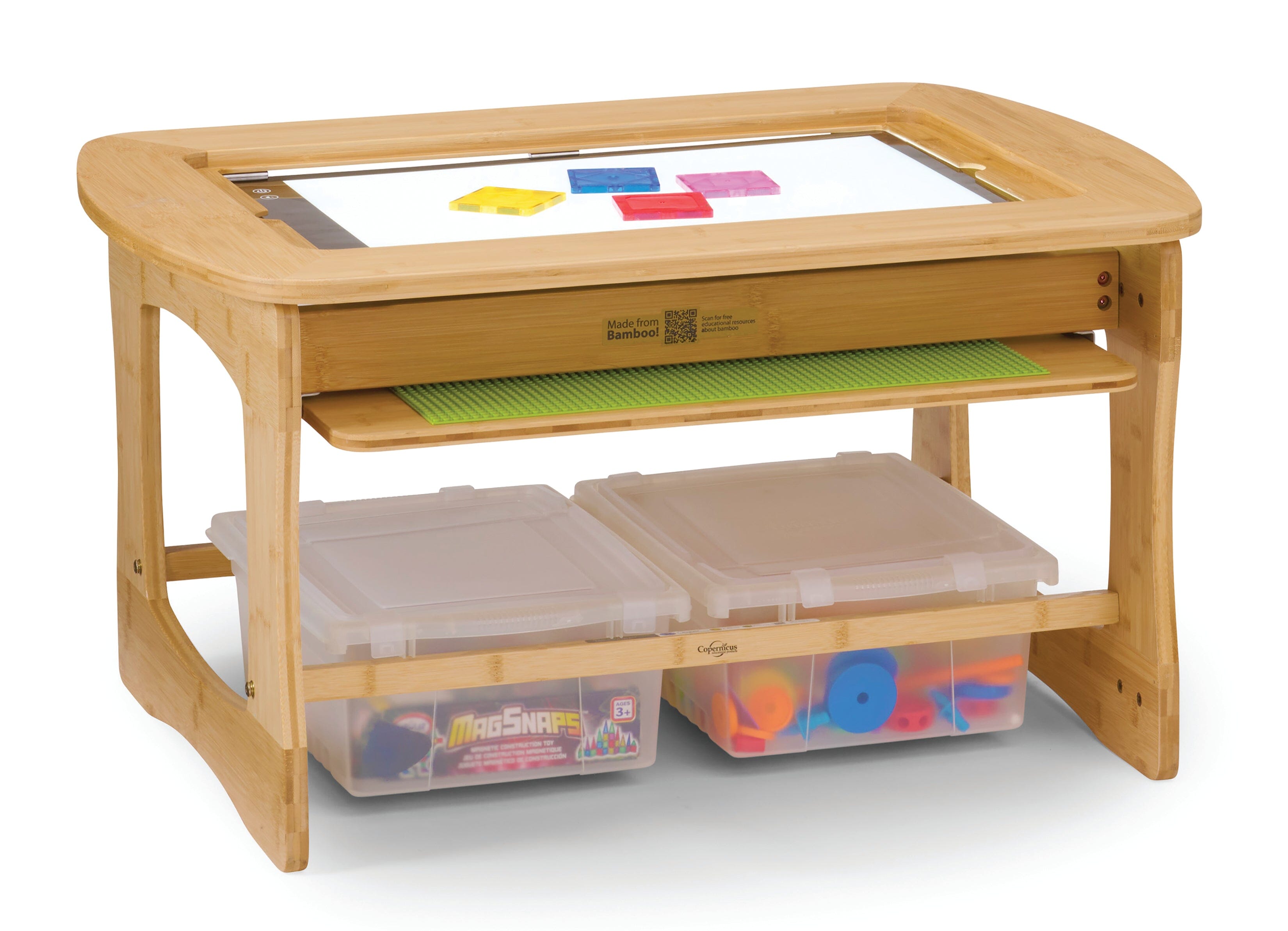 Bamboo Sensory Light Table – Assembled - louisekool