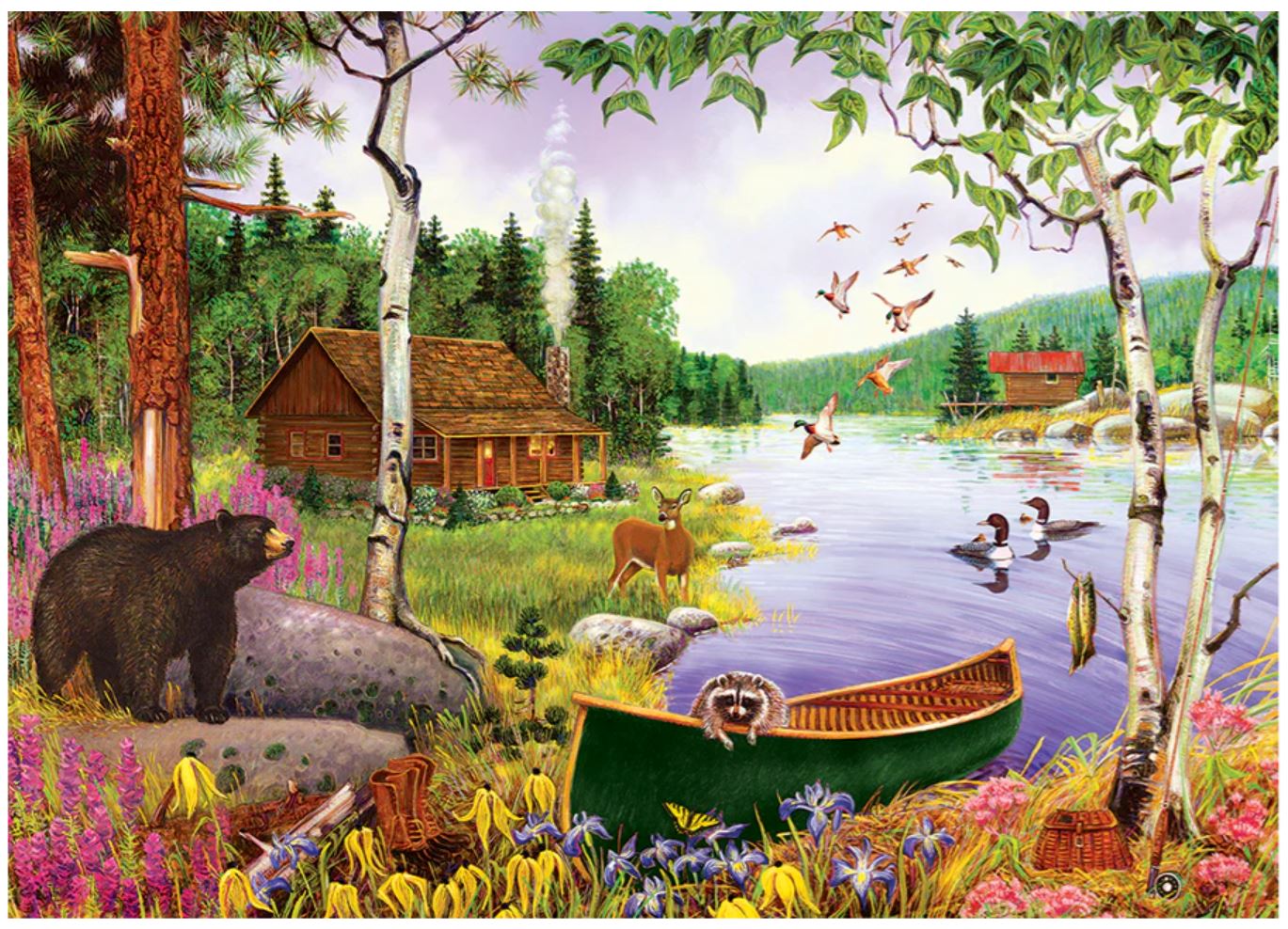 Bear Lake Tray Puzzle (35 Piece) - louisekool