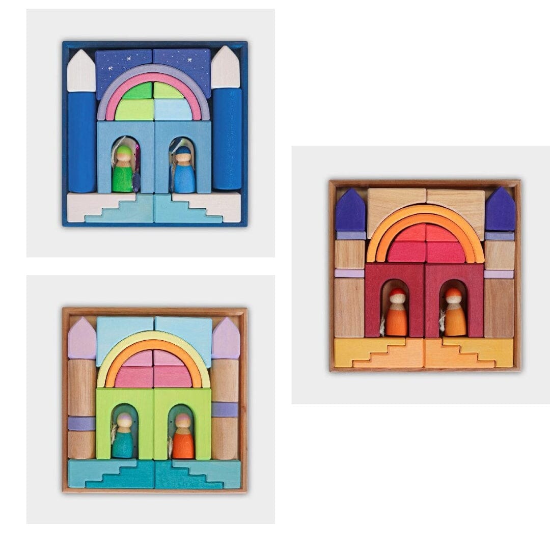 Building Worlds Puzzle - Set of 3 Louise Kool & Galt for child care day care primary classrooms