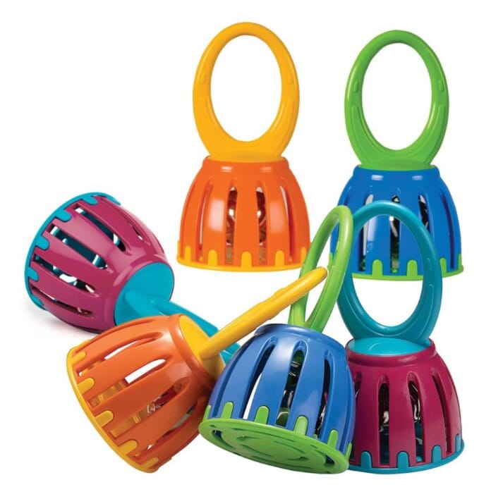 Cage Bells with Handles - Set of 6 - louisekool
