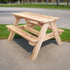 Cedar Picnic Table Furnishings Louise Kool for child care day care primary classrooms