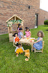 Cedar Table With 2 Chairs - louisekool