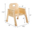 Childshape Chairs by Community Playthings - 8"H - louisekool