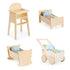 Classic Doll Furniture Toys Louise Kool & Galt Set of 4 for child care day care primary classrooms